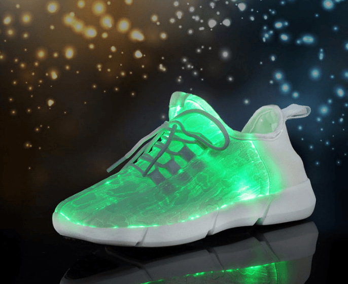 Men's LED Shoes USB Rechargeable Sneakers For Men BENNYS 