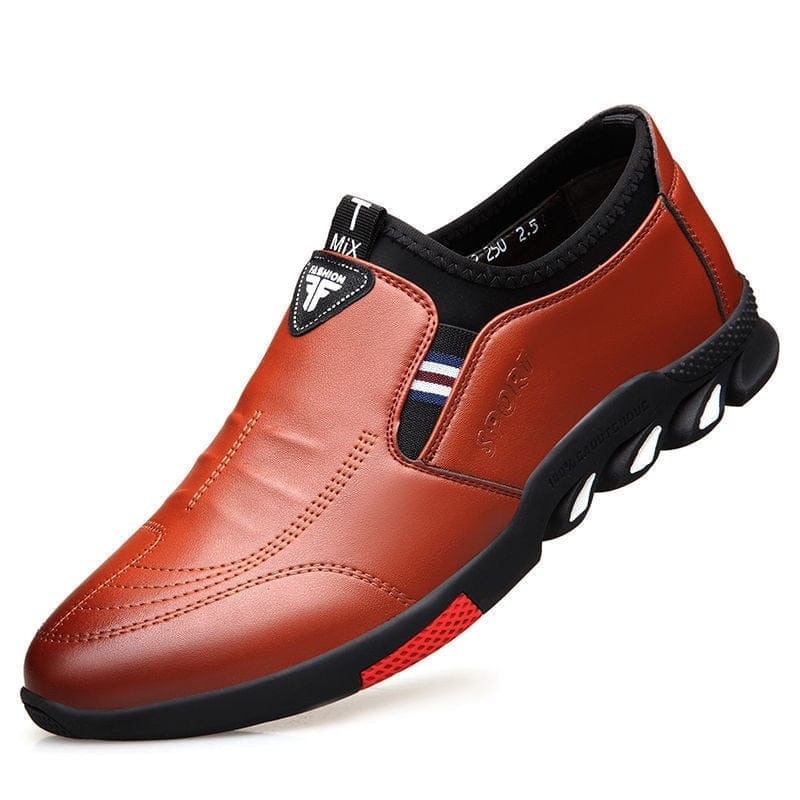 Men's Leather Spring 2021 New Men's Business Casual Shoes BENNYS 