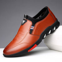 Men's Leather Spring 2021 New Men's Business Casual Shoes BENNYS 