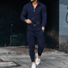 Men's  Long Sleeve Fashion Casual Half Zipper Stand Collar Suit BENNYS 
