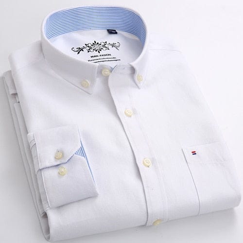 Men's Plaid Oxford Button-down Shirt BENNYS 