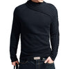 Men's Slim Knit Sweater Fashion Scarf Collar Base BENNYS 