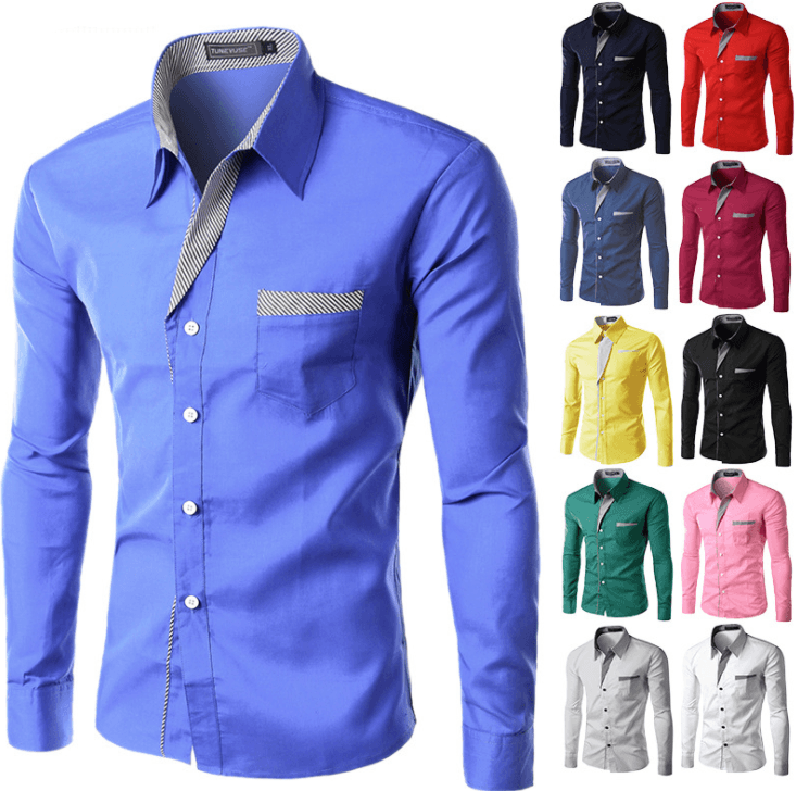 Men's Solid Business Casual Shirt BENNYS 