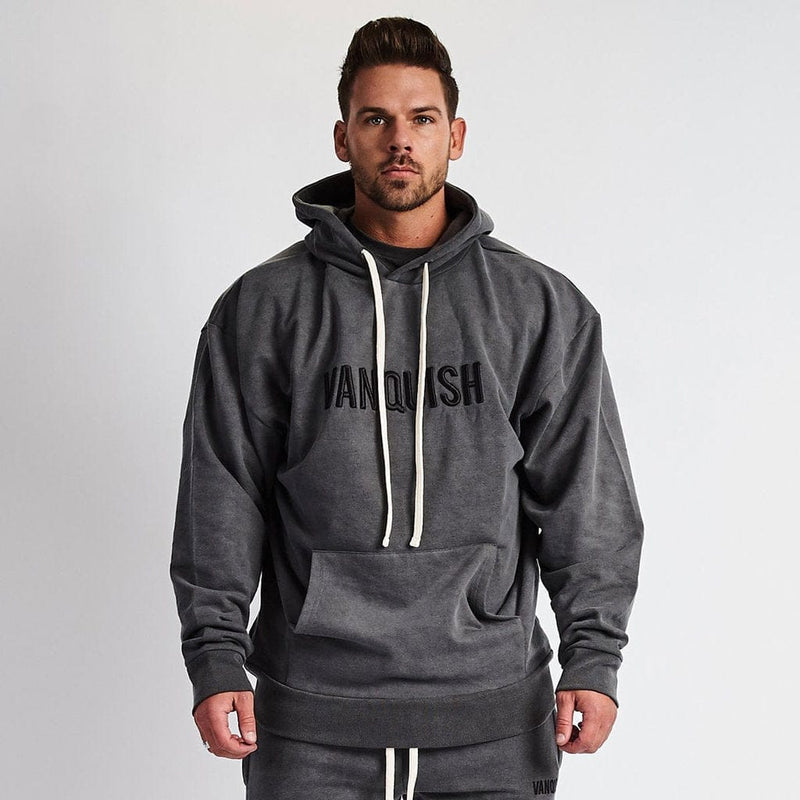 Men's Sports And Leisure Running Long-Sleeved Loose Hooded Sweater Jacket BENNYS 