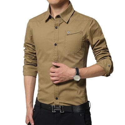 Men's Spring Shirts, Long Sleeve Business Casual Shirt BENNYS 