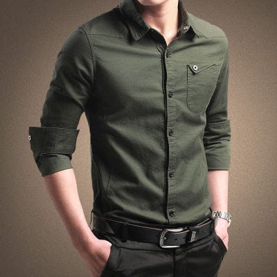 Men's Spring Shirts, Long Sleeve Business Casual Shirt BENNYS 