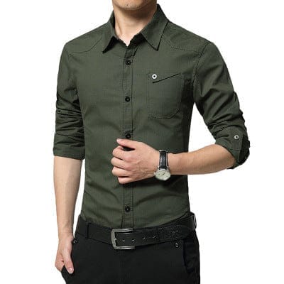 Men's Spring Shirts, Long Sleeve Business Casual Shirt BENNYS 