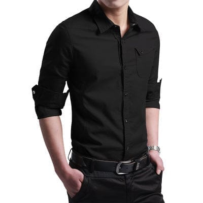 Men's Spring Shirts, Long Sleeve Business Casual Shirt BENNYS 