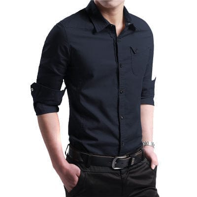 Men's Spring Shirts, Long Sleeve Business Casual Shirt BENNYS 