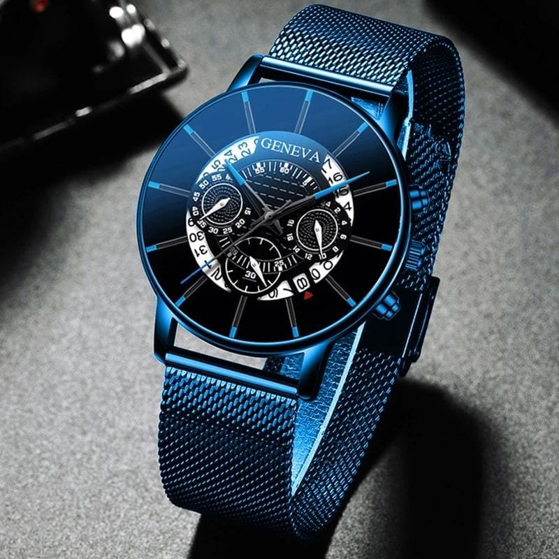 Men's Stainless Steel Mesh Business Watches BENNYS 