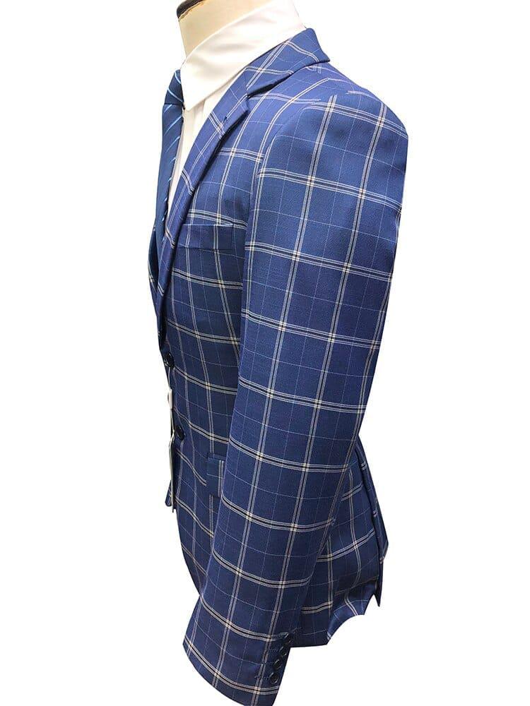 Men's Suits Slim Fit 2 PCS Set Plaid For Wedding Party Dinner Suit BENNYS 