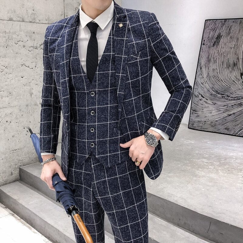 Men's Suits With Pants Plaid Suits for Men BENNYS 