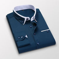 Men's Summer Casual Cotton Long-Sleeved Shirts BENNYS 
