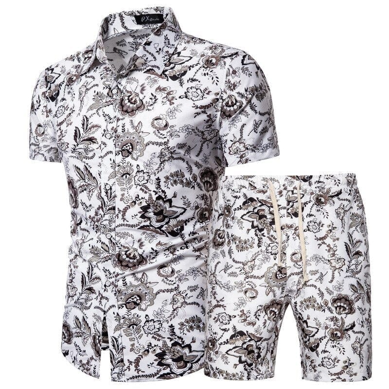 Men's Summer Clothing  2 Piece Fashion Male Casual Beach Wear BENNYS 