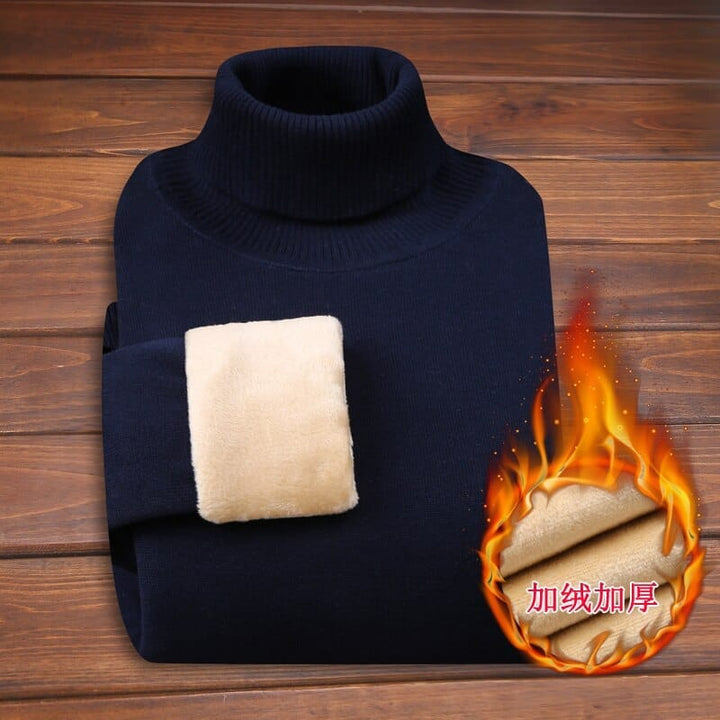 Men's Velvet Thick Turtleneck Sweater BENNYS 