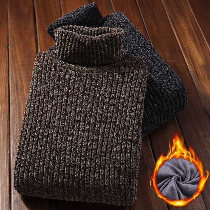 Men's Velvet Thick Turtleneck Sweater BENNYS 