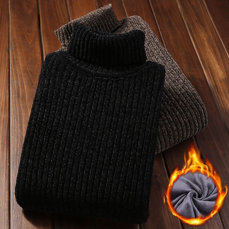 Men's Velvet Thick Turtleneck Sweater BENNYS 