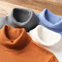Men's Warm Turtleneck Sweater High Quality Fashion Casual Comfortable Pullover BENNYS 