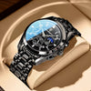 Men's Watch Luxury Business Quartz Waterproof Watches Stainless Steel BENNYS 