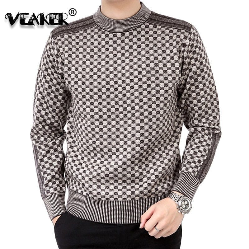 Men's Winter Thick Warm Cashmere Turtleneck Sweater BENNYS 