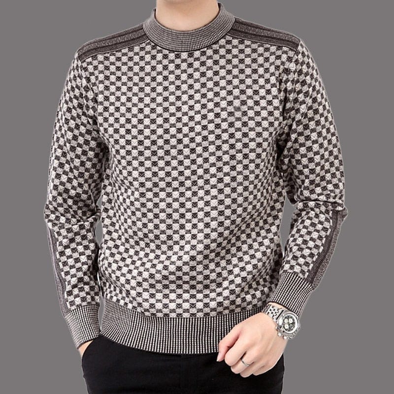 Men's Winter Thick Warm Cashmere Turtleneck Sweater BENNYS 