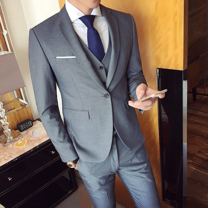 Men's business casual groomsman wedding clothes pants & trousers BENNYS 