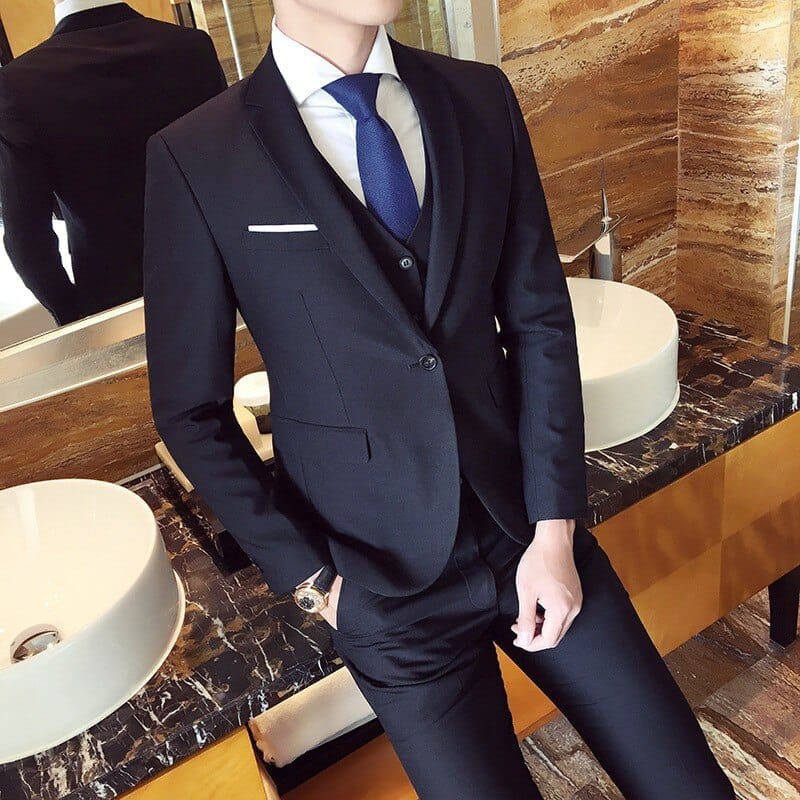 Men's business casual groomsman wedding clothes pants & trousers BENNYS 