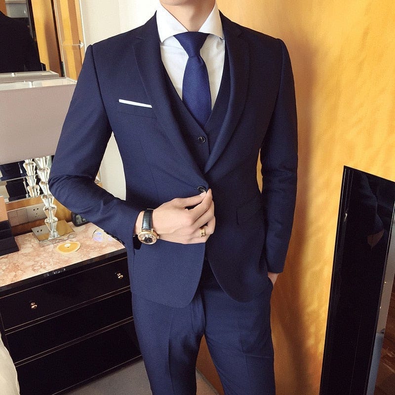 Men's business casual groomsman wedding clothes pants & trousers BENNYS 