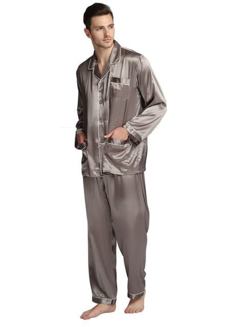 Men's silk satin pajamas suit casual wear BENNYS 