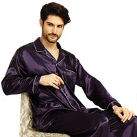 Men's silk satin pajamas suit casual wear BENNYS 