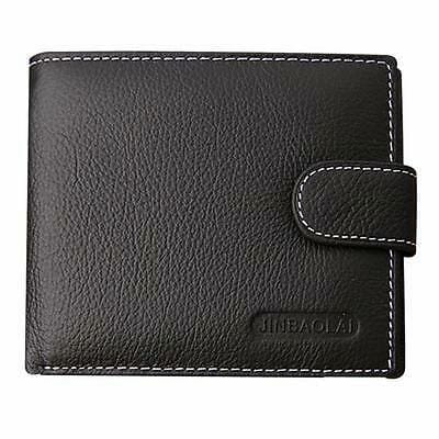 Luxury Men Bifold Leather Purse ID Cash Receipt Holder Organizer Note Case Wallet BENNYS 