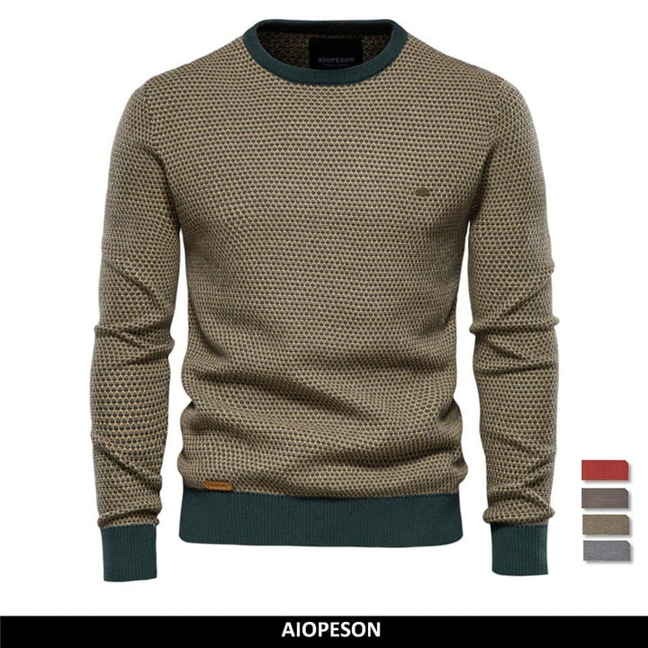 Mens Casual Warm O-neck Quality Knitted Sweater BENNYS 