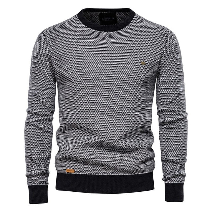 Mens Casual Warm O-neck Quality Knitted Sweater BENNYS 