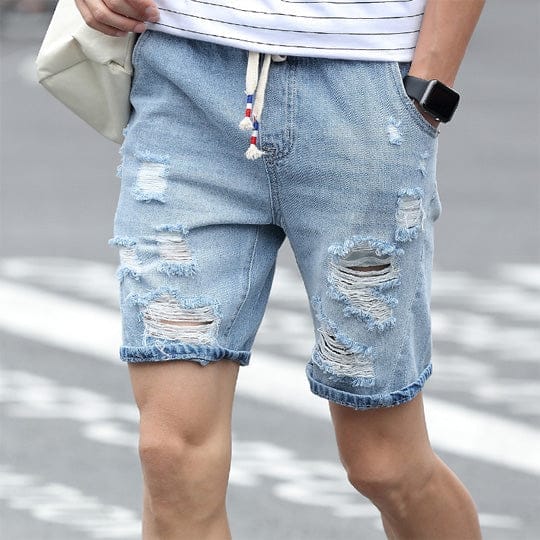 Mens Denim Shorts Slim  denim Short pants for men BENNYS 