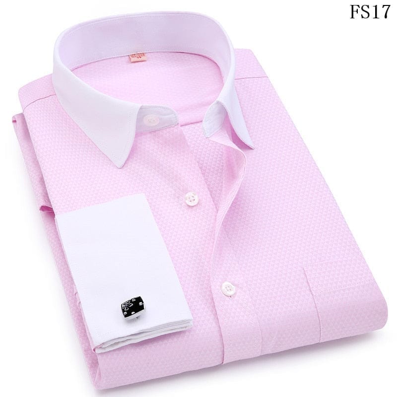 Mens French Cufflinks Long Sleeves Shirts BENNYS 