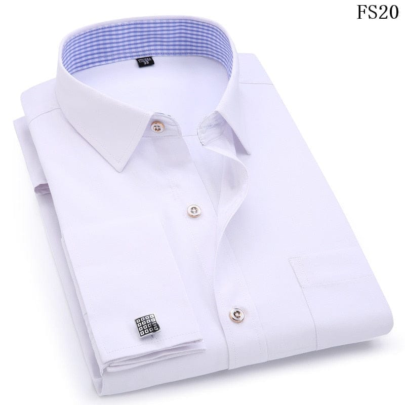 Mens French Cufflinks Long Sleeves Shirts BENNYS 