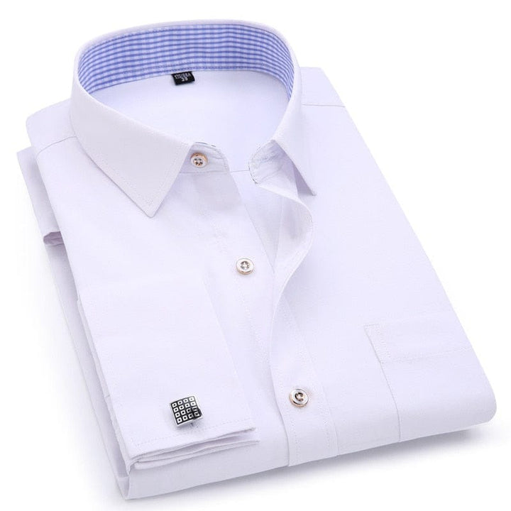 Mens French Cufflinks Long Sleeves Shirts BENNYS 