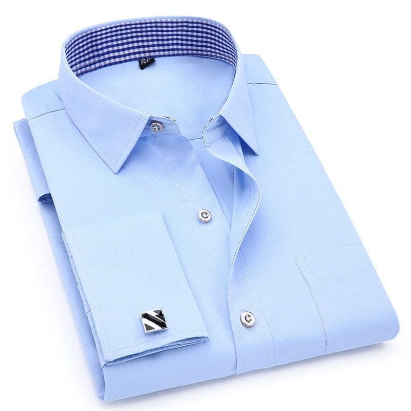 Mens French Cufflinks Long Sleeves Shirts BENNYS 