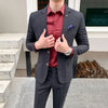 Mens Suit Skinny 2 Pieces Formal Slim Fit Tuxedo Prom Suit For Men BENNYS 