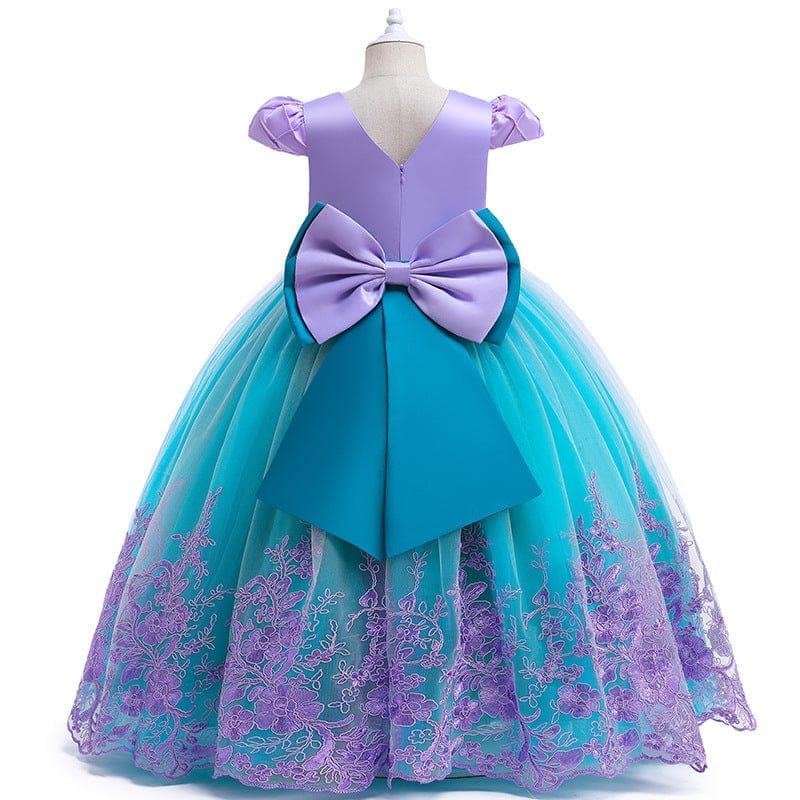 Mermaid Princess Cosplay Costume Baby Girls Birthday Party Dress BENNYS 