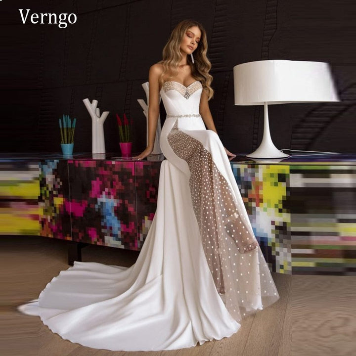 Mermaid Wedding Dress 2020 Sweetheart Chiffon Party Dress BENNYS 