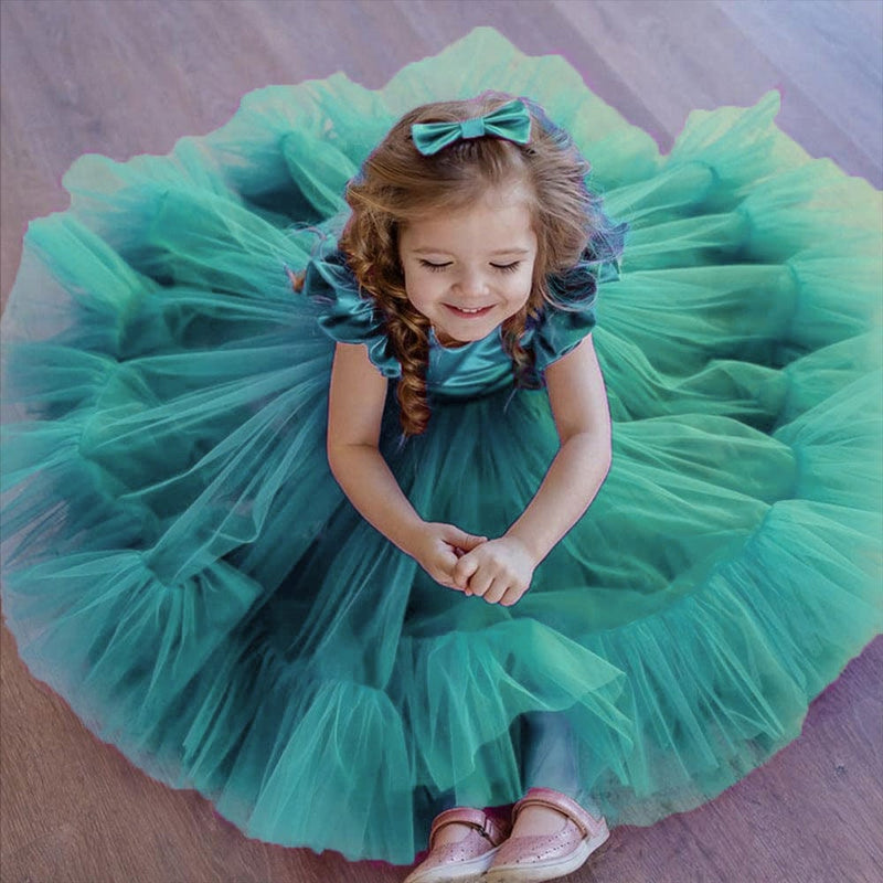 Mesh Poncho Princess Dress Children's Dress BENNYS 