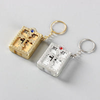 Mini HOLY Bible Keychain Religious Gift Souvenirs Keyring BENNYS 