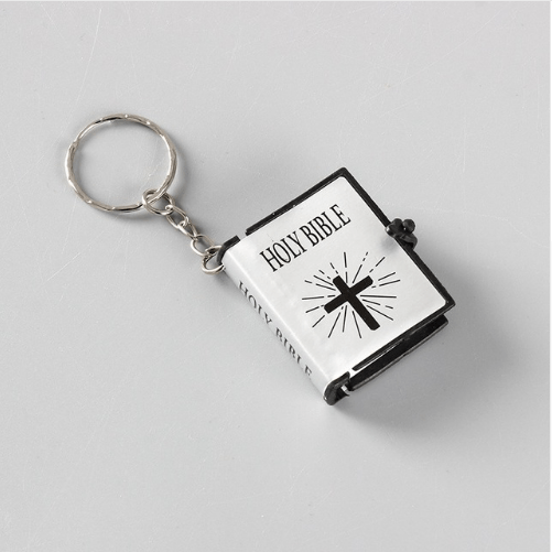 Mini HOLY Bible Keychain Religious Gift Souvenirs Keyring BENNYS 