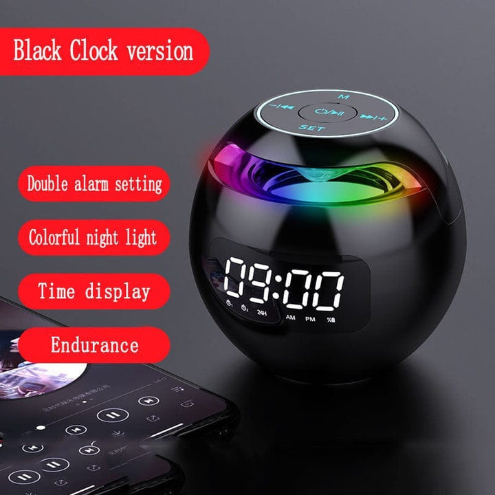 Mini Portable Clock Colorful Bluetooth Speaker BENNYS 