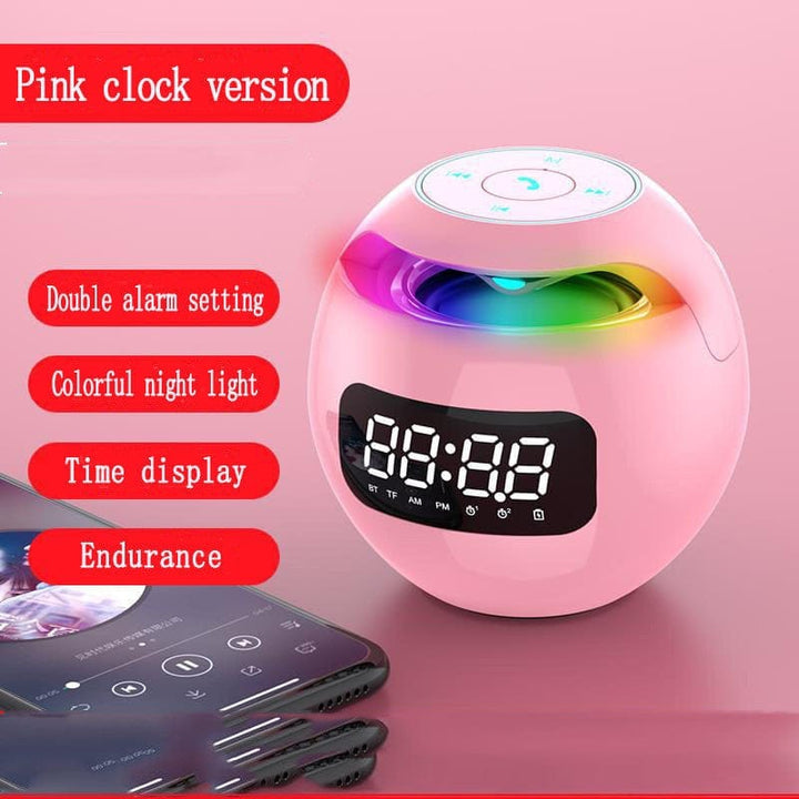 Mini Portable Clock Colorful Bluetooth Speaker BENNYS 