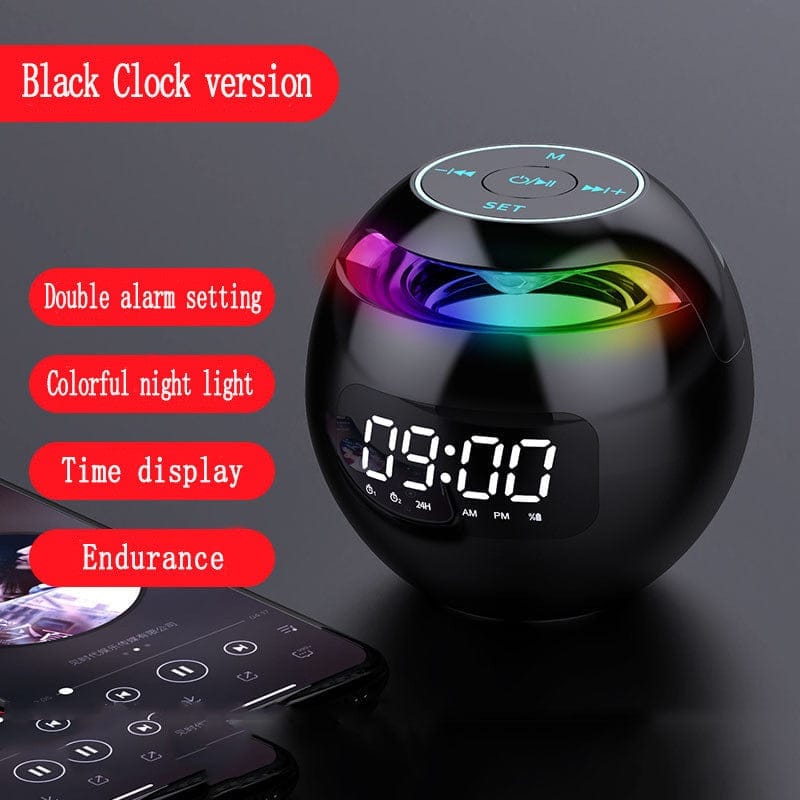Mini Portable Clock Colorful Bluetooth Speaker BENNYS 