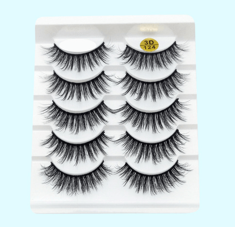 Mink False Eyelashes 3D False Eyelashes Five Pairs Of Soft Cotton Stalk Eyelashes BENNYS 