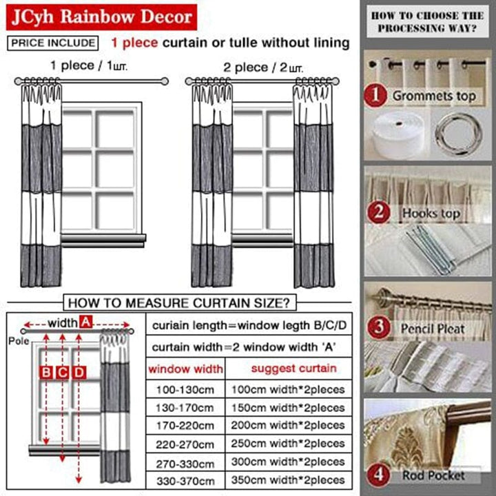 Modern Curtains For Living Room Bedroom Thermal Insulated Drapes BENNYS 