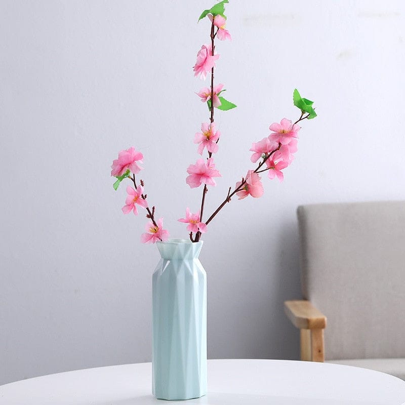 Modern Flower Vase White Pink Plastic Vase Flower Pot BENNYS 